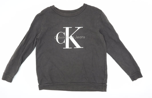 Calvin Klein Jeans Men's Black Pullover Sweatshirt S