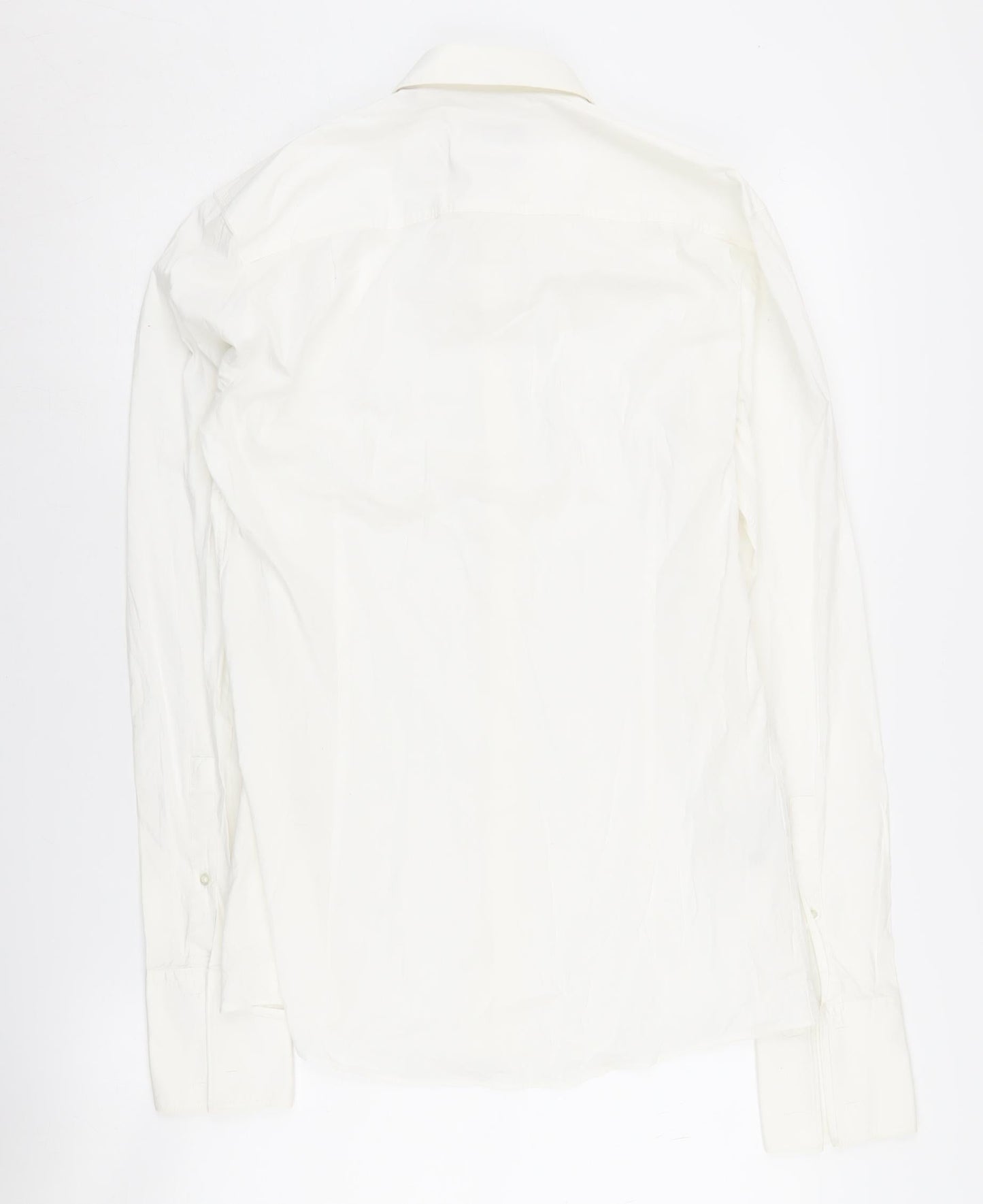 Hugo Boss Men's White Formal Dress Shirt 39 Extra Slim