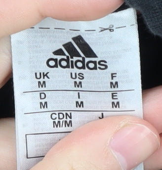 Adidas Men's Black Camouflage Logo T-Shirt Size M