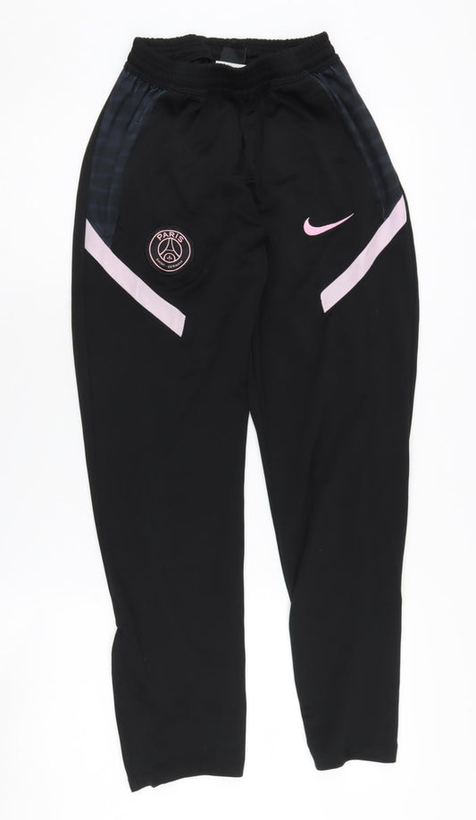 Nike Men's Black M Dri-FIT Track Pants, Sports Activewear