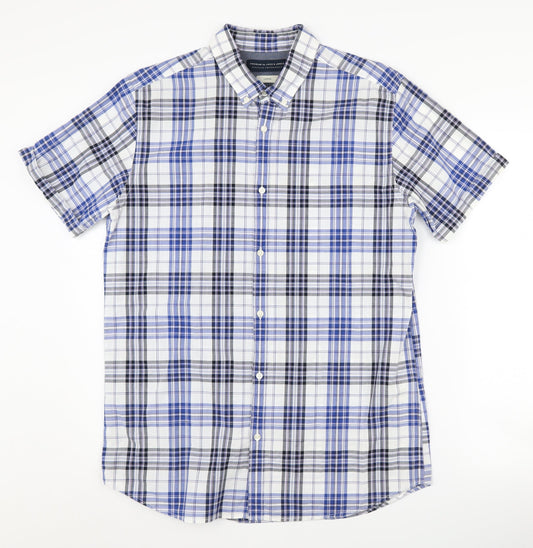Jack & Jones Men's Multicoloured Plaid Shirt L
