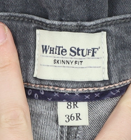White Stuff Women's Grey Skinny Jeans Size 8
