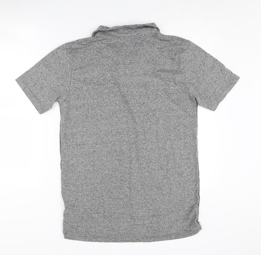 Pierre Cardin Men's Grey Polo Shirt L, Short Sleeve Casual