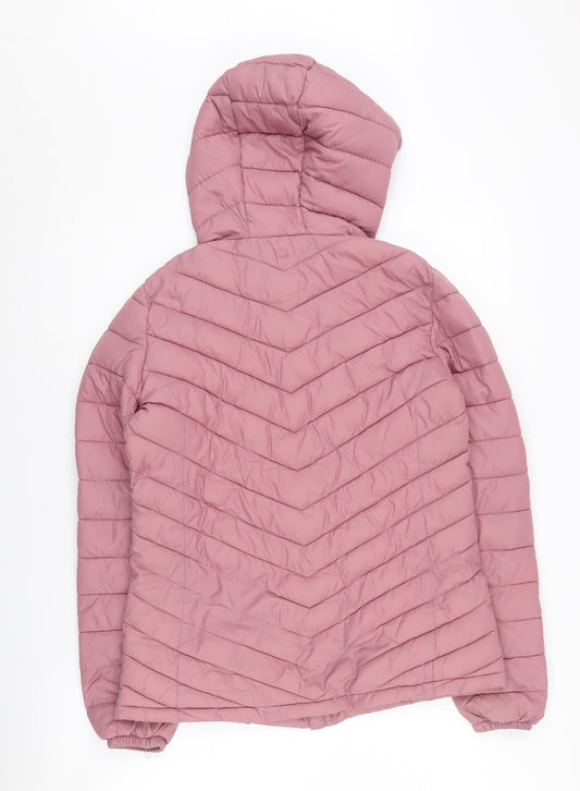 Mountain Warehouse Pink Puffer Jacket Women Size 8 Casual