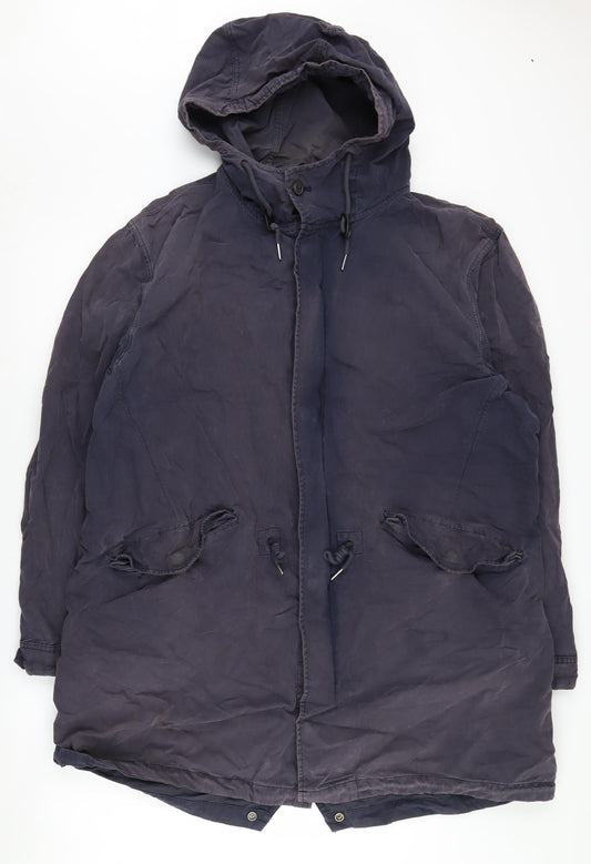 Admiral Unisex Blue Parka Coat XL