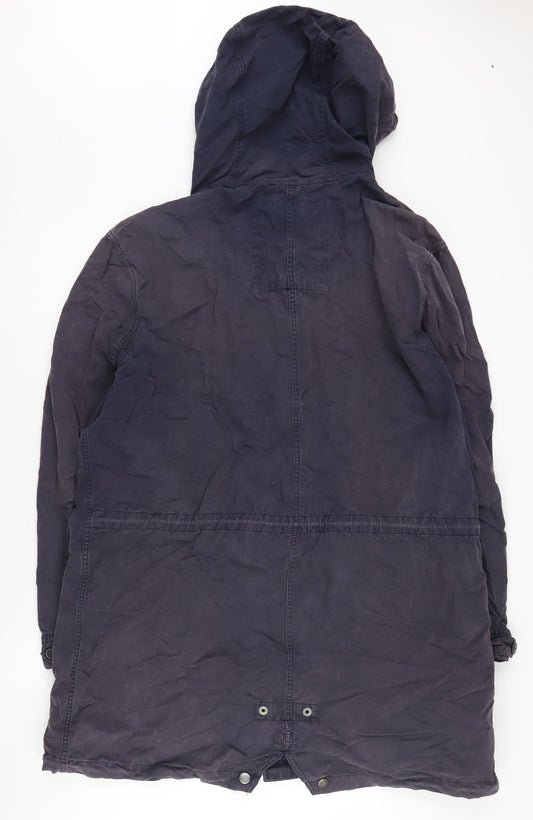 Admiral Unisex Blue Parka Coat XL