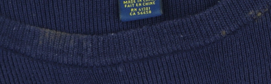 Polo Ralph Lauren Men's XL Blue Striped Pullover Jumper