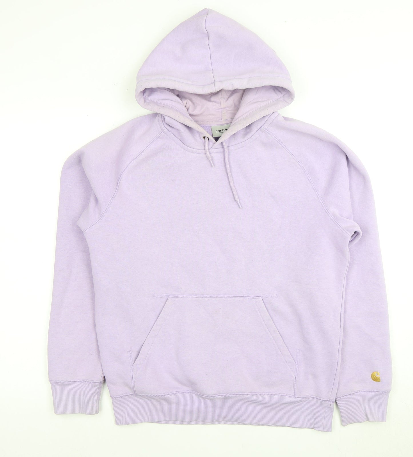 Carhartt Men's Purple Pullover Hoodie S with Logo