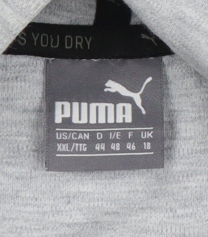Puma Unisex Grey 2XL Pullover Hoodie - Activewear
