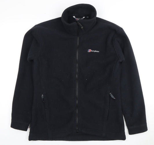 Berghaus Women's Black Fleece Jacket, Size 12, Full Zip