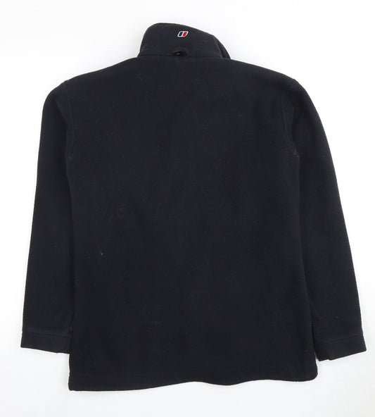 Berghaus Women's Black Fleece Jacket, Size 12, Full Zip