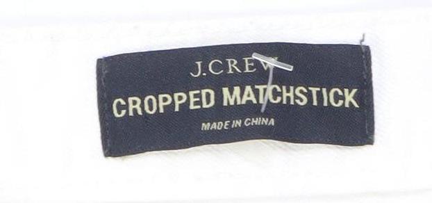 J.Crew Women's White Cropped Jeans UK 4