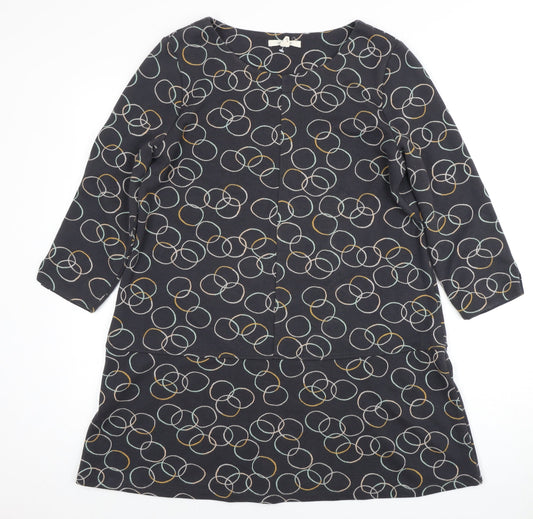 White Stuff Women's Multicoloured Shift Dress Size 14