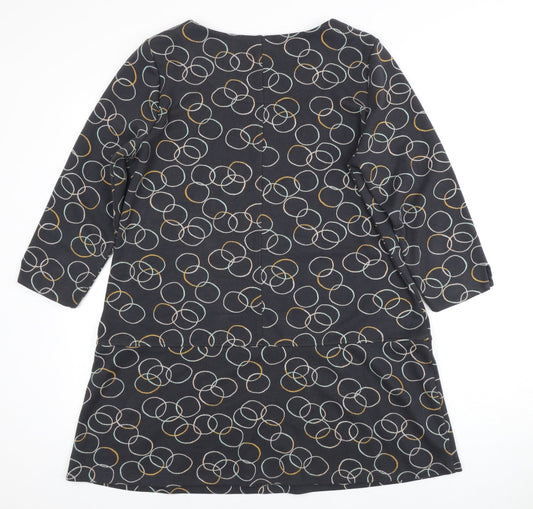 White Stuff Women's Multicoloured Shift Dress Size 14