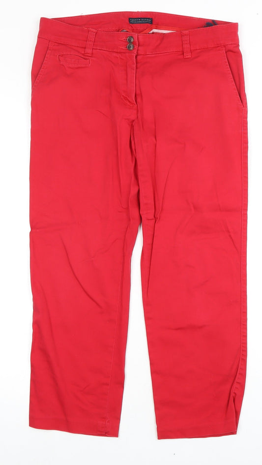 Tommy Hilfiger Women's Red Jeans, Size 6, Stretch
