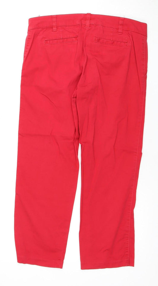 Tommy Hilfiger Women's Red Jeans, Size 6, Stretch
