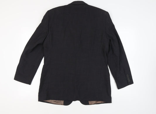 Ted Baker Men's Black Suit Jacket 40R Business Classic