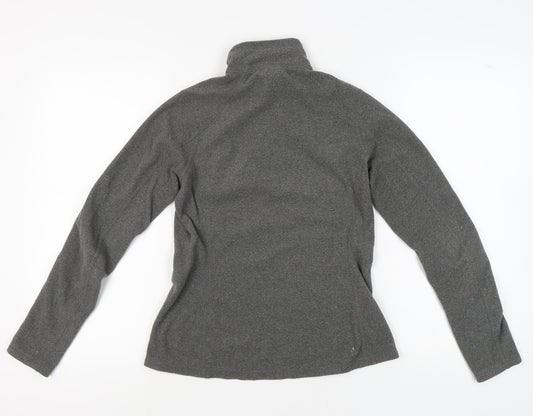The North Face Women's Grey XS 1/4 Zip Fleece Sweatshirt