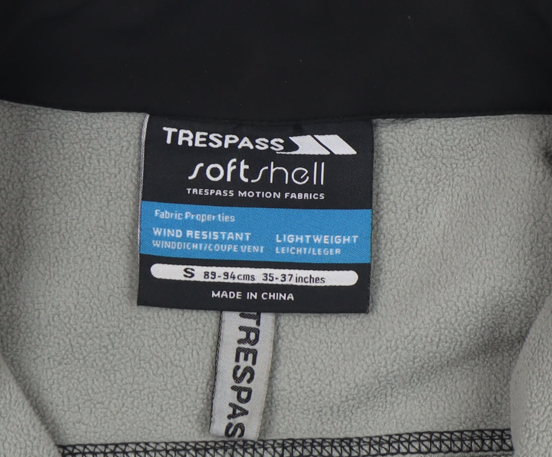 Trespass Men's Black Soft Shell Jacket, Size S, Casual Hiking