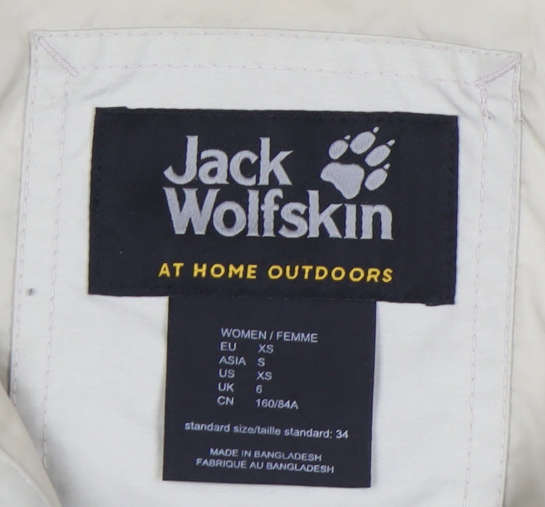 Jack Wolfskin Women's Beige Parka Jacket XS