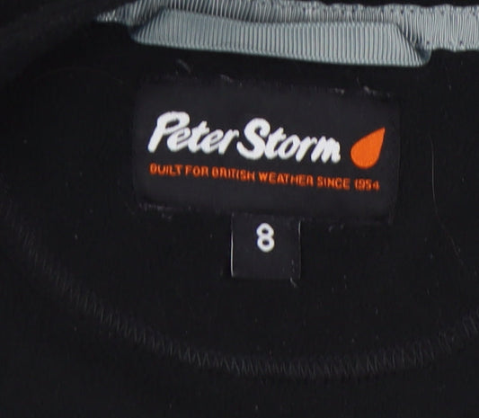 Peter Storm Women's Black Fleece Sweatshirt Size 8