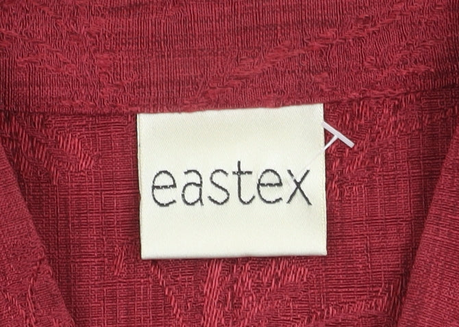 Eastex Women's Red Blazer - Size 10, Button Up