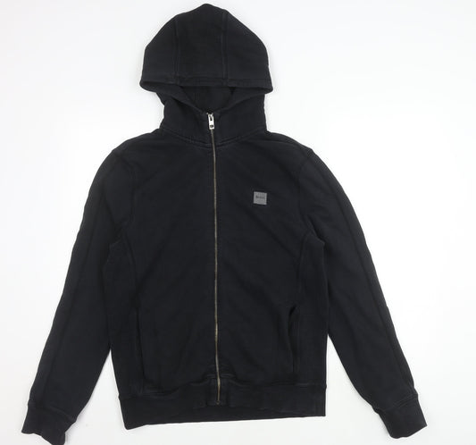 Hugo Boss Men's Black Hooded Jacket M