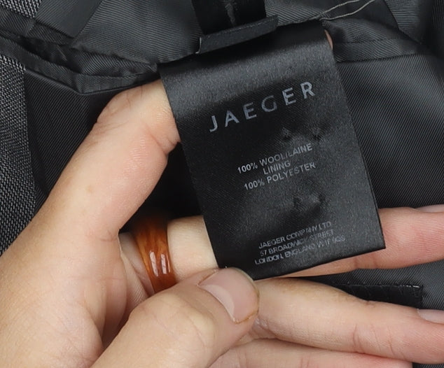 Jaeger Men's Grey Wool Suit Jacket 40S