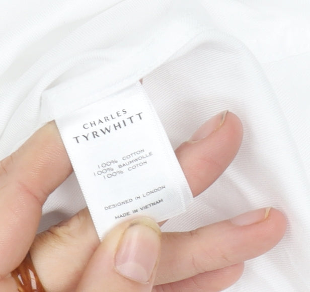 Charles Tyrwhitt Men's White Extra-Slim Dress Shirt
