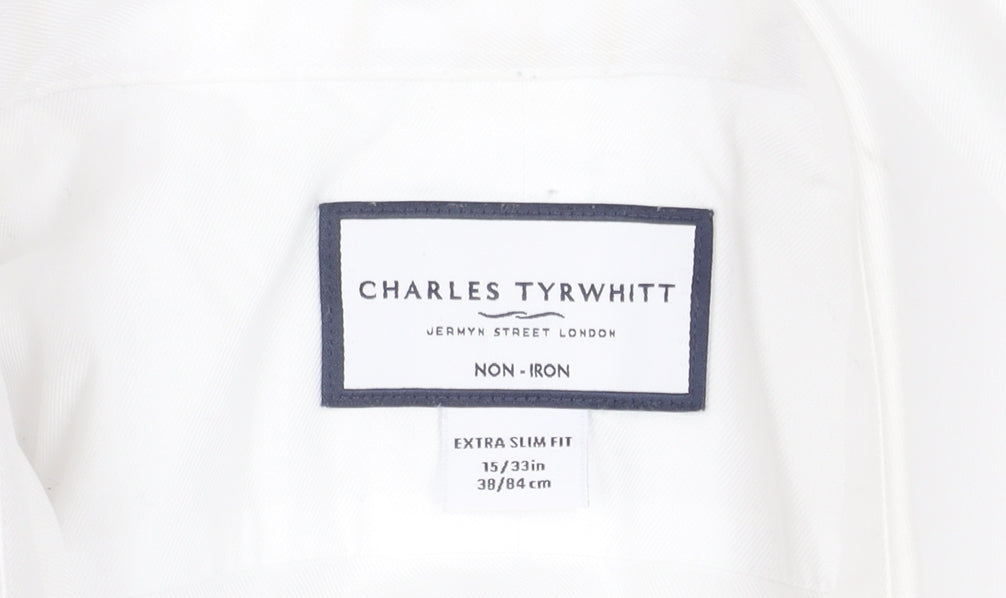Charles Tyrwhitt Men's White Extra-Slim Dress Shirt