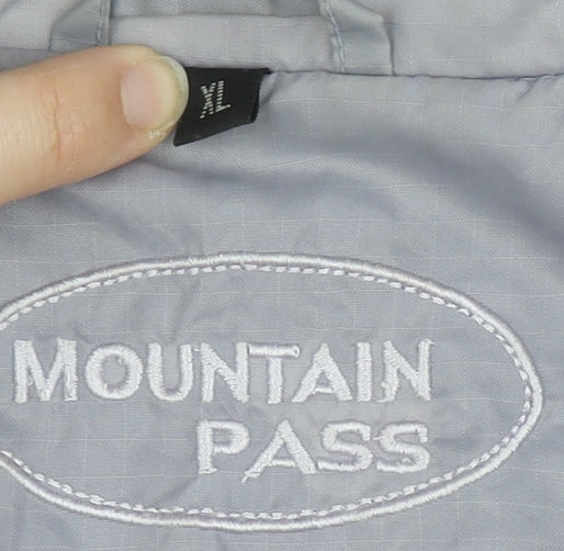 Mountain Pass Women's Grey Hooded Jacket, Size M
