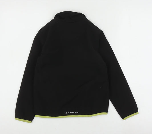 Dare 2b Boys Black Cycling Jacket 7-8 Years Full Zip Sports