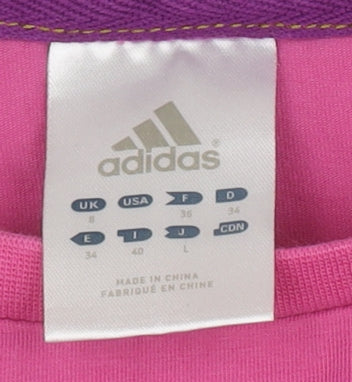 Adidas Pink Women's T-Shirt, Size 6, Olympic Theme