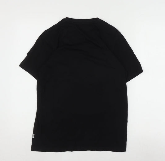 Jack & Jones Men's M Black Graphic T-Shirt