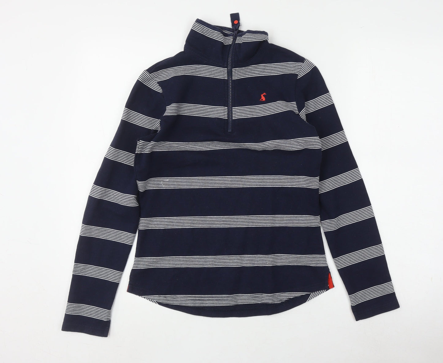 Joules Women's Blue Striped Pullover Sweatshirt Size 6