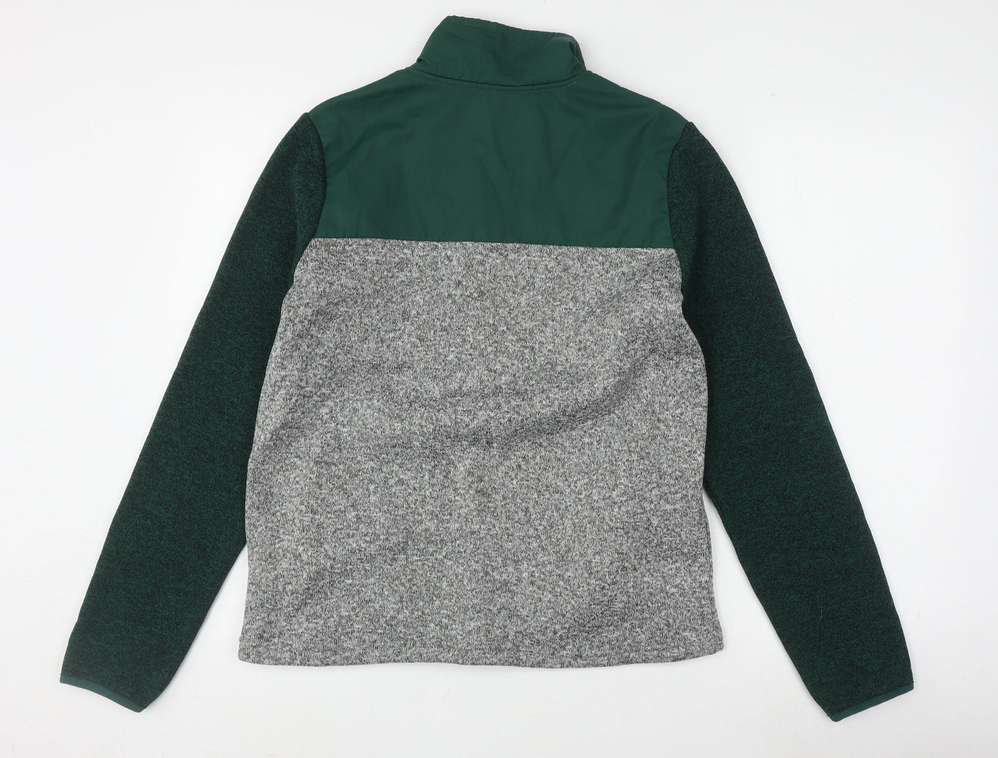 Boden Teen Green 164 Mock Neck Full Zip Sweatshirt