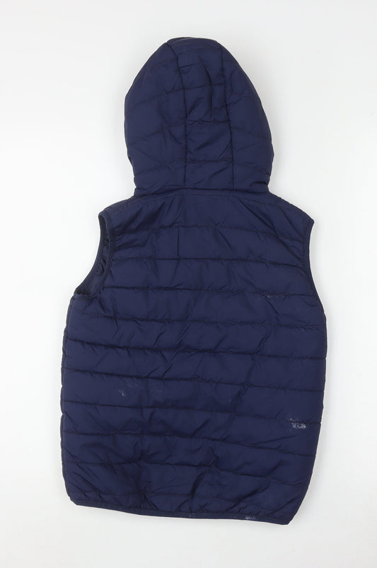 Peter Storm Boys Blue Puffer Jacket 9-10 Years Hooded
