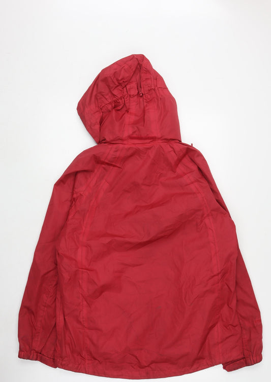Peter Storm Women's Red Anorak Jacket Size 16