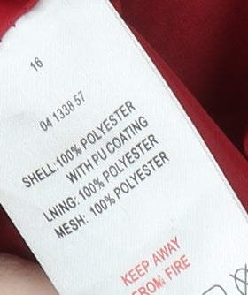 Peter Storm Women's Red Anorak Jacket Size 16
