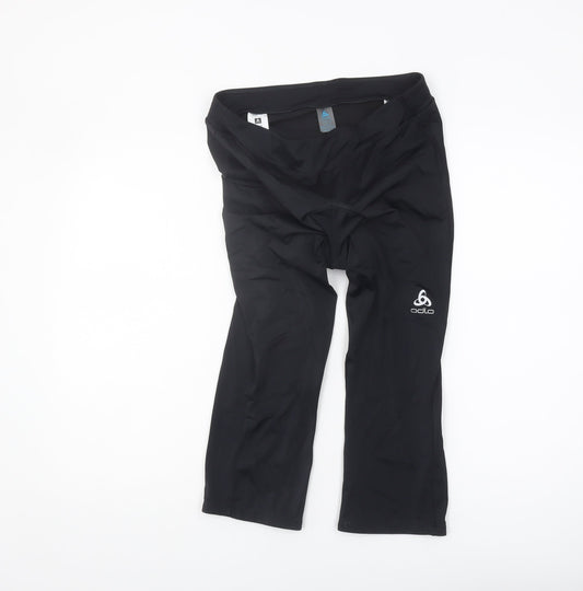 Odlo Men's Black Compression Shorts, Large