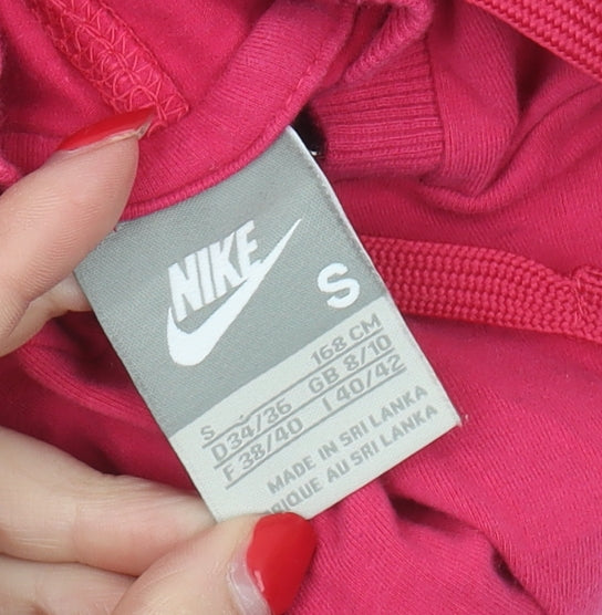 Nike Women's Pink Pullover Hoodie S