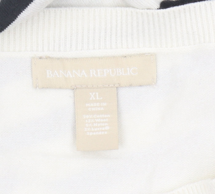 Banana Republic Women's XL Striped Pullover Jumper