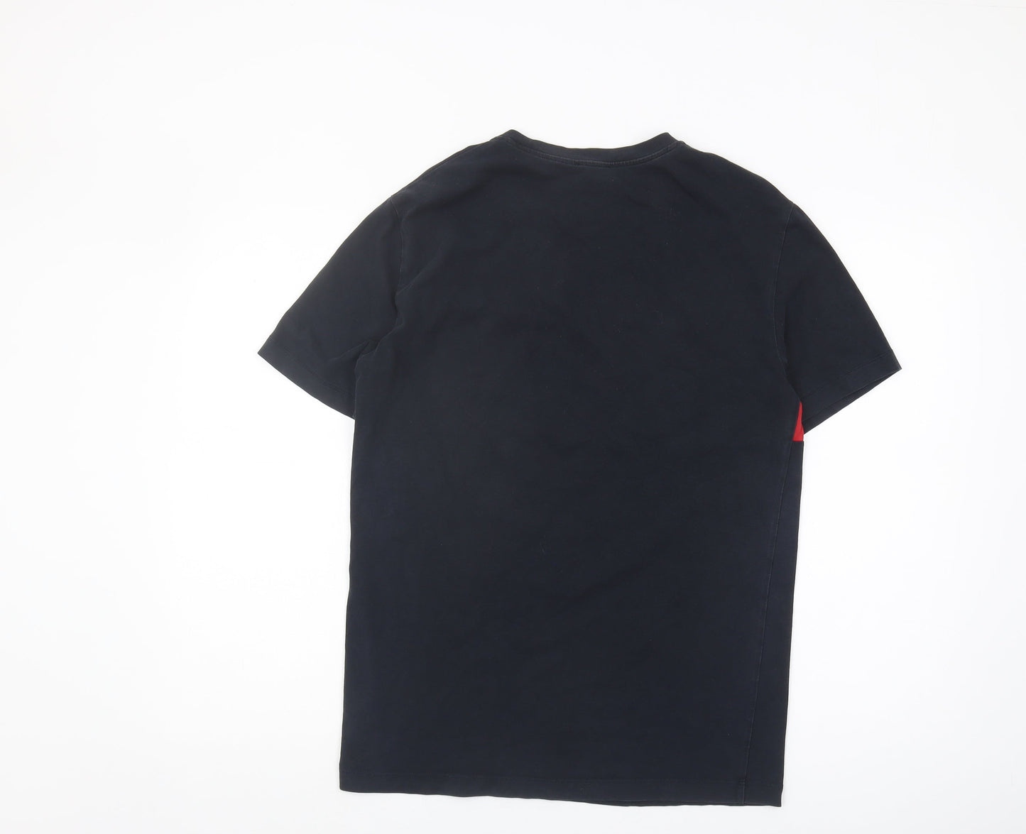 Emporio Armani Men’s Black Logo T-Shirt, L, Colourblock