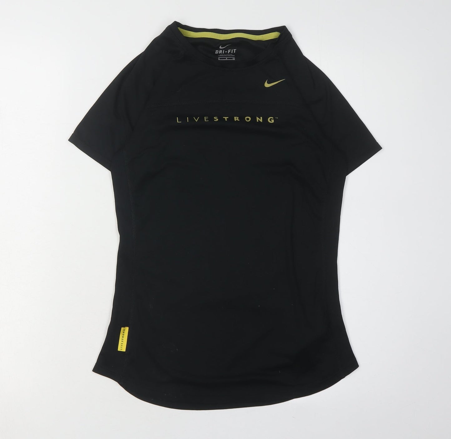 Nike Women's Black Dri-FIT T-Shirt, Short Sleeve, Size S