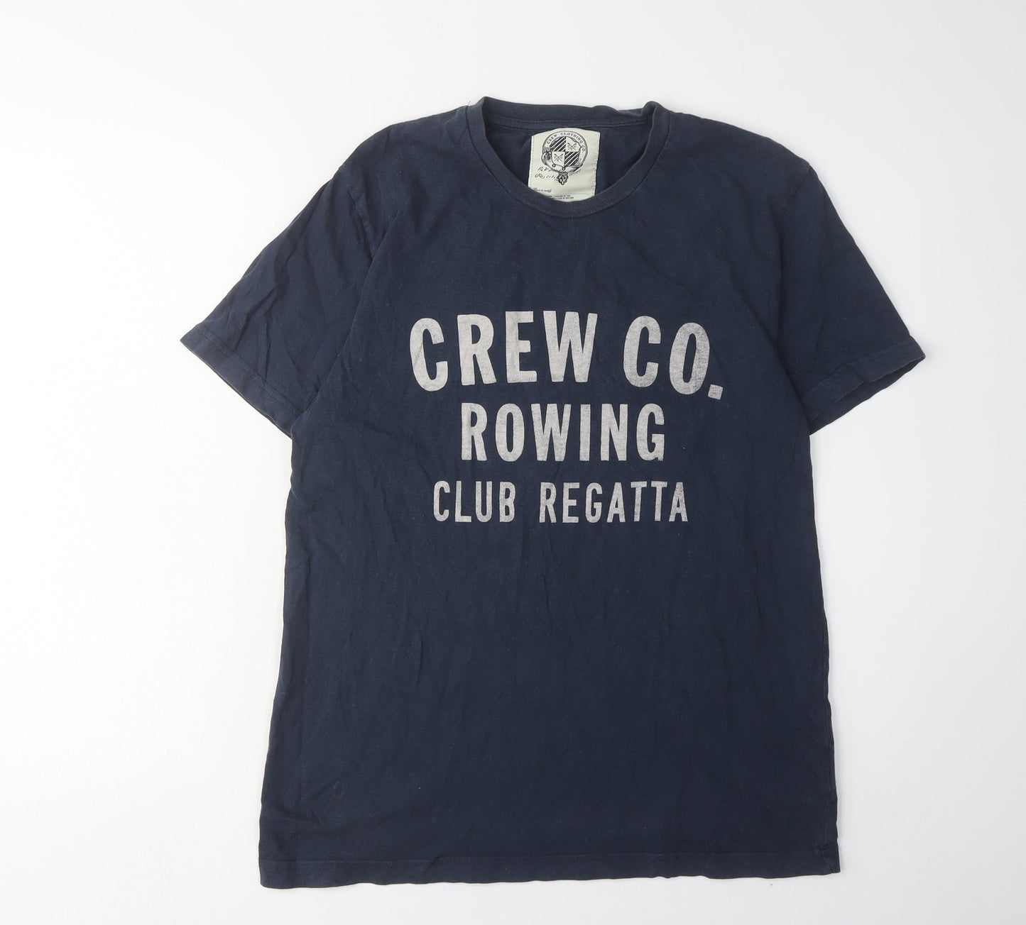 Crew Clothing Co. Men's Blue Medium T-Shirt
