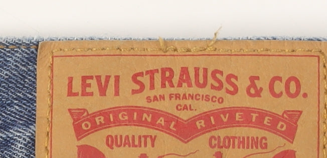 Levi Strauss & Co Men's Blue Straight Jeans W32 L32