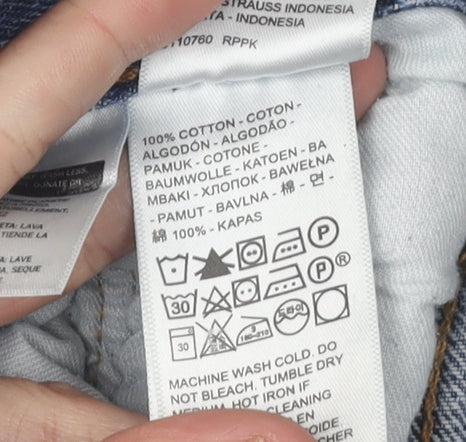 Levi Strauss & Co Men's Blue Straight Jeans W32 L32