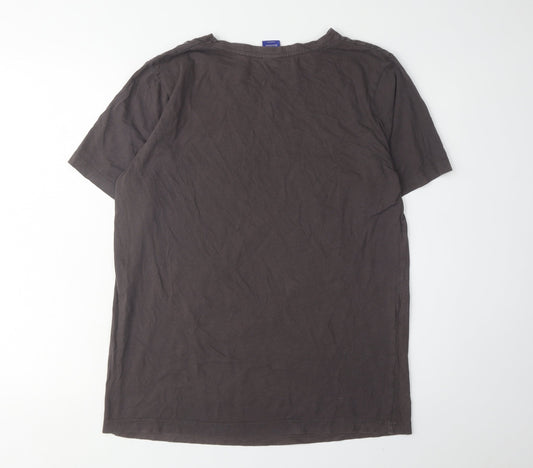 Everton Men's Black Graphic Print T-Shirt - Size L