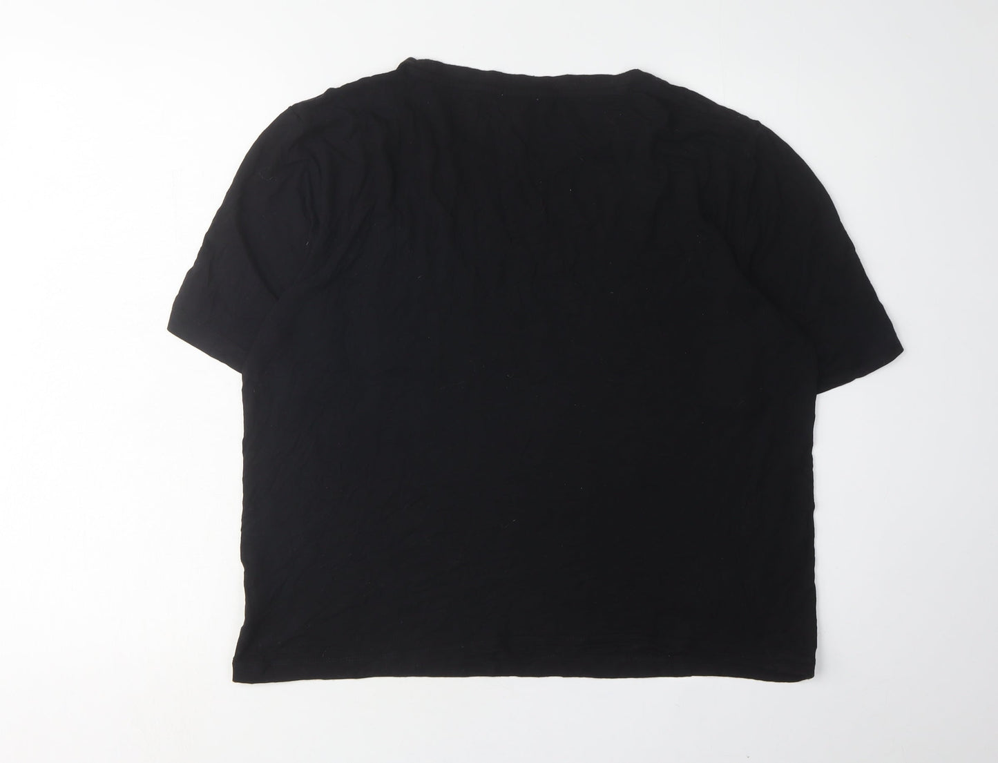 Gap Women's Black Crew Neck Basic T-Shirt Size M