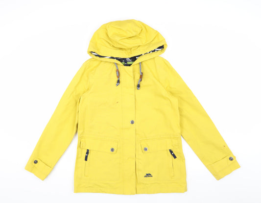 Trespass Women's Yellow Parka XS Waterproof Jacket